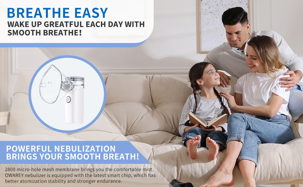 Portable Mesh Nebulizer for Kids & Adults
