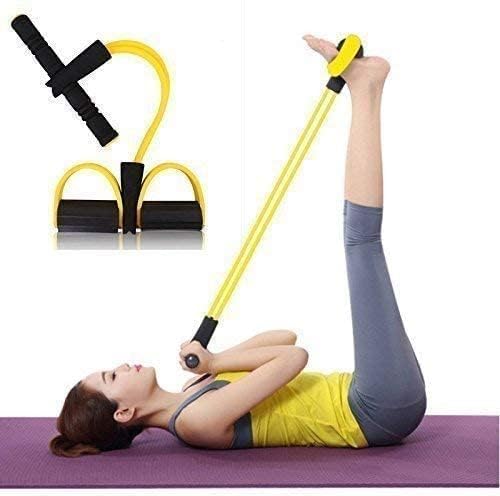 Natural Rubber Pull Reducer | Full Body Fitness Resistance Band | Waist, Abs, Legs & Core Strengthener | Home Workout Equipment