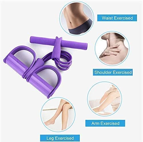 Natural Rubber Pull Reducer | Full Body Fitness Resistance Band | Waist, Abs, Legs & Core Strengthener | Home Workout Equipment