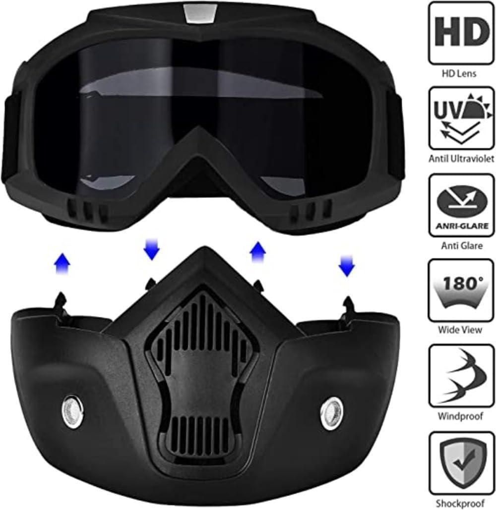 Reusable Goggle Mask – UV, Dust & Wind Protection in One Stylish Gear!