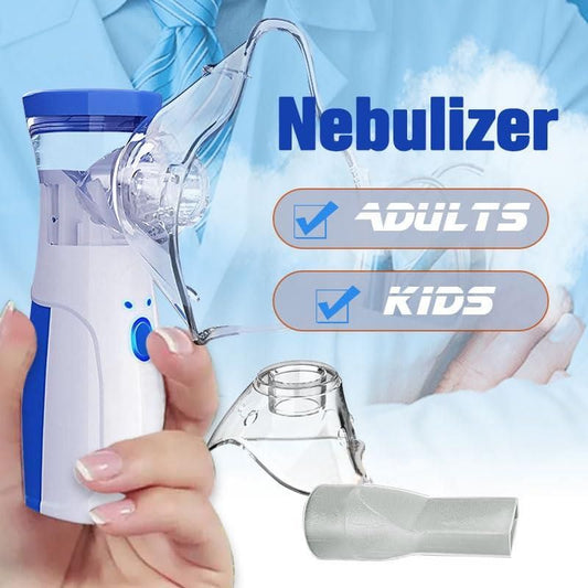 Portable Ultrasonic Rechargeable Mesh Nebulizer Machine for Kids & Adults