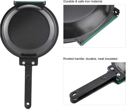 7.6" Double Side Nonstick Folding Frying Pan