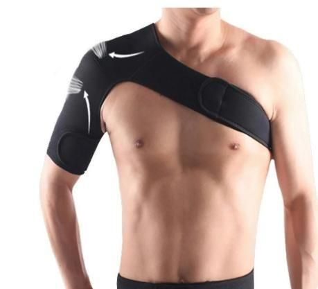 SPOSAFE Adjustable Gym Shoulder Support Brace – Ultimate Shoulder Protection for Men & Women