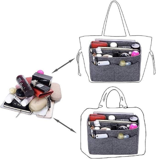 Felt Fabric Purse Organiser – Compact & Efficient Bag-in-Bag Solution
