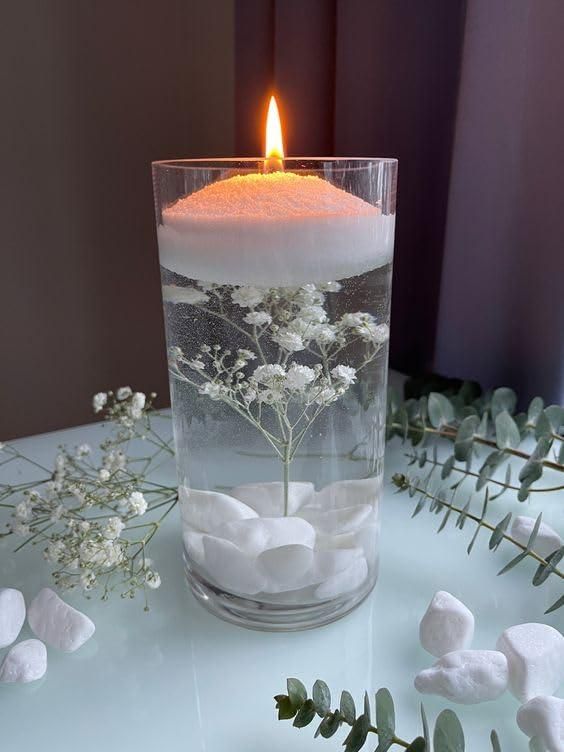 Pearl Soy Wax for Custom Candles (200g + 50 Wicks)