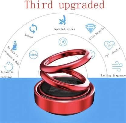 Solar Car Air Freshener | Rotating Dashboard Perfume Diffuser | Solar-Powered Auto Air Purifier | Refillable Aromatherapy Fragrance for Car Interior | Stylish & Eco-Friendly Design Brand: Generic