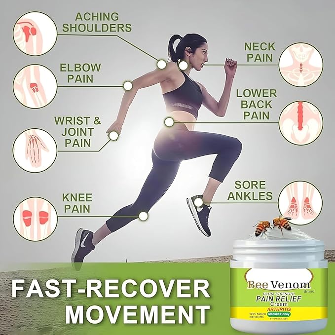Bee Venom Ultra Strength Pain Relief Cream - Buy One Get One Free