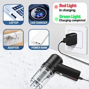 2-in-1 High-Power Handheld Wireless Vacuum Cleaner – For Home & Car Use