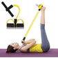 Natural Rubber Pull Reducer | Full Body Fitness Resistance Band | Waist, Abs, Legs & Core Strengthener | Home Workout Equipment