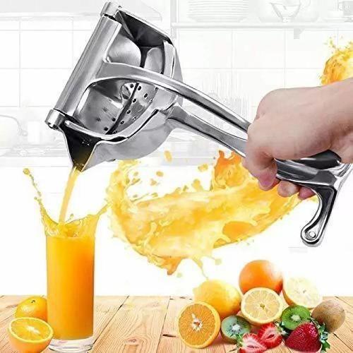 Manual Fruit Press Aluminum Squeezer – Effortless Juicing for a Healthier You