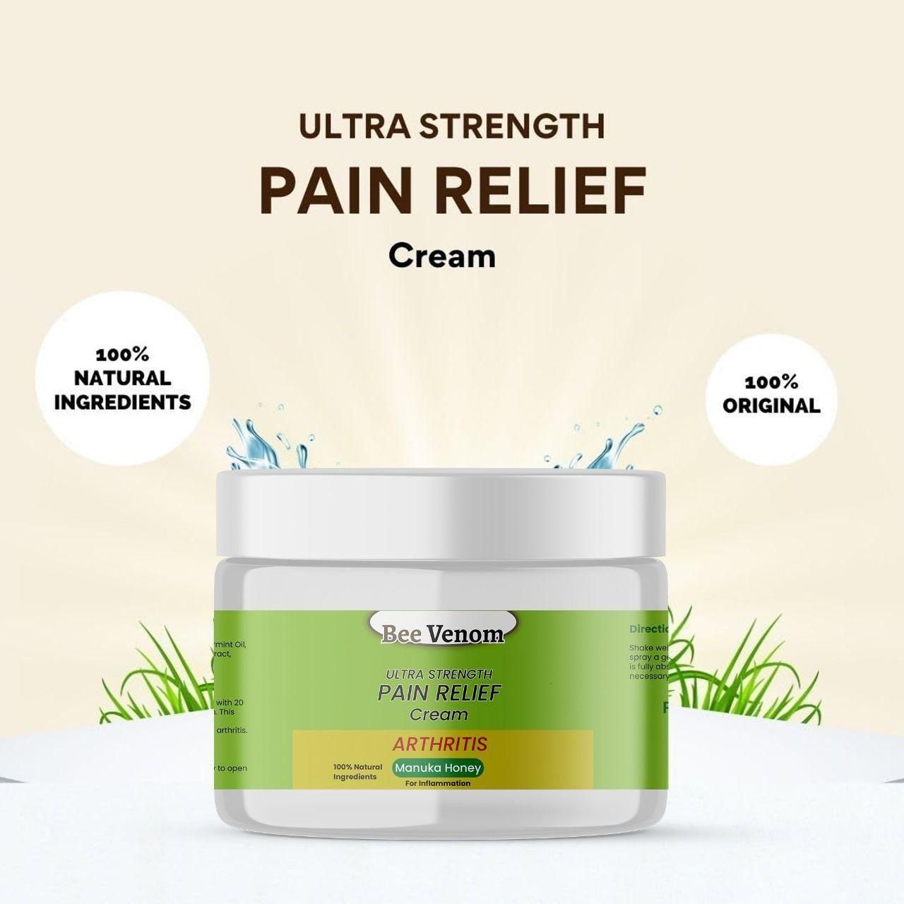 Bee Venom Ultra Strength Pain Relief Cream - Buy One Get One Free