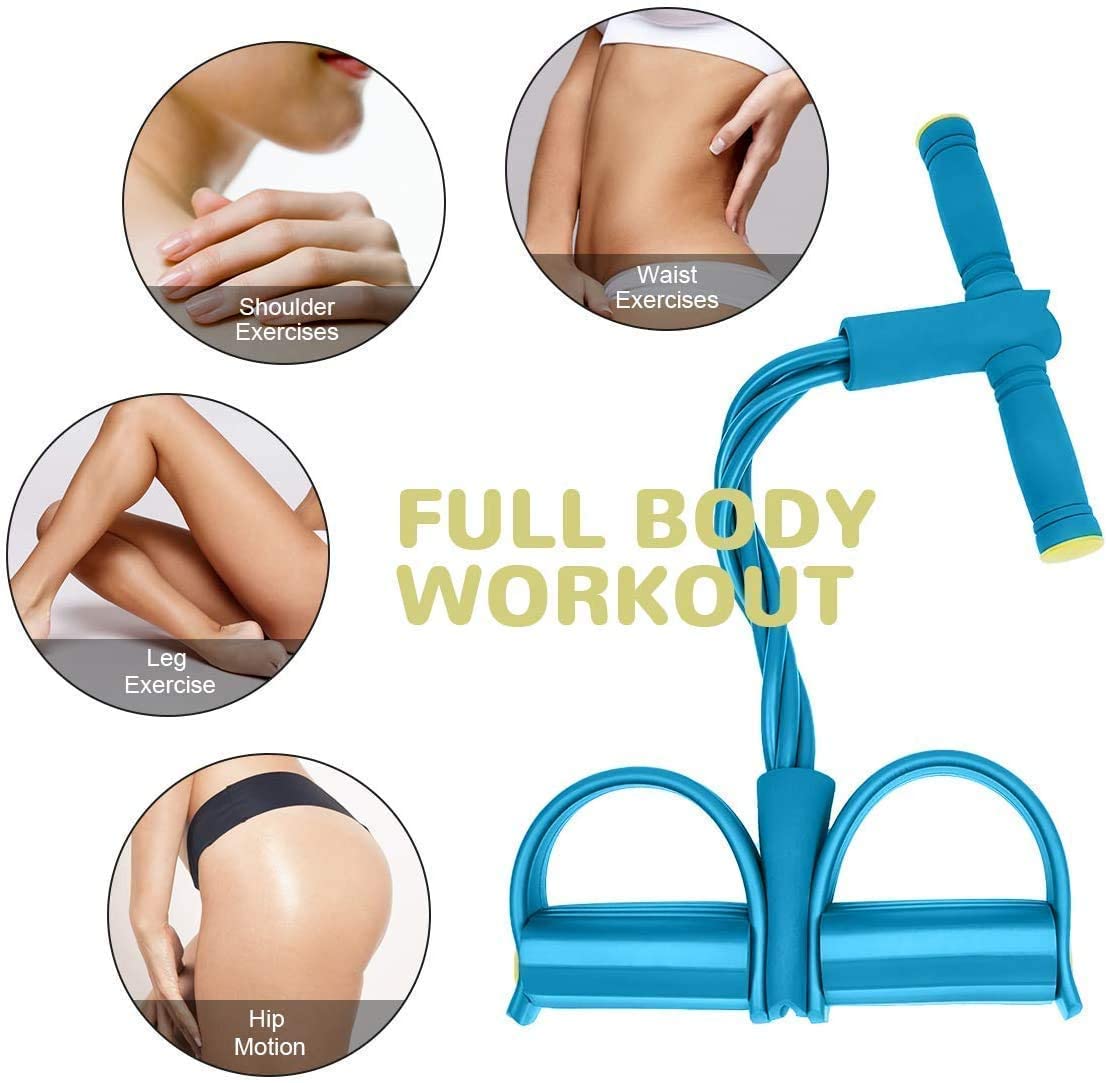 Natural Rubber Pull Reducer | Full Body Fitness Resistance Band | Waist, Abs, Legs & Core Strengthener | Home Workout Equipment