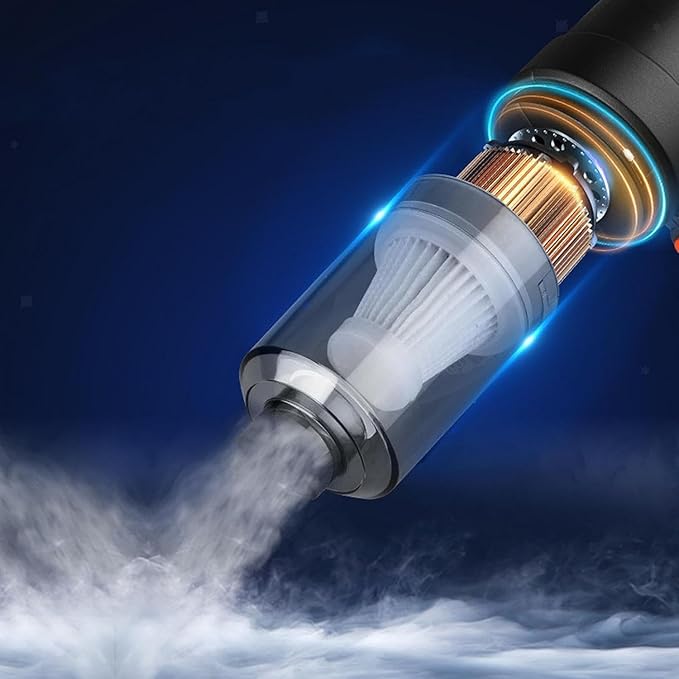 2-in-1 High-Power Handheld Wireless Vacuum Cleaner – For Home & Car Use