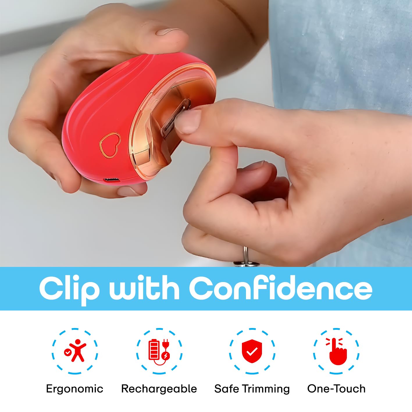 Cordless | 2-Speed Control | Built-In LED Light | Safe for All Ages | Whisper-Quiet Motor