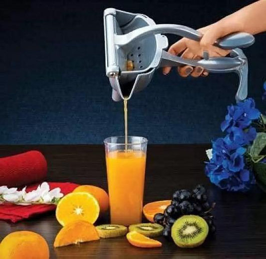 Manual Fruit Press Aluminum Squeezer – Effortless Juicing for a Healthier You
