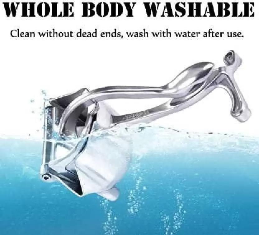 Manual Fruit Press Aluminum Squeezer – Effortless Juicing for a Healthier You