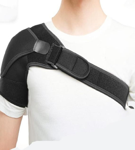 SPOSAFE Adjustable Gym Shoulder Support Brace – Ultimate Shoulder Protection for Men & Women