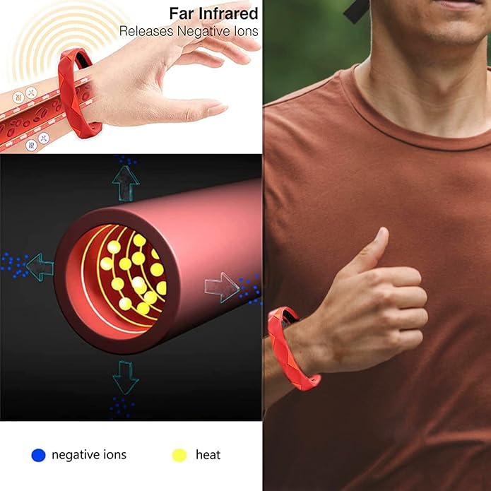 Sugar Control Silicone Bracelet for Men and Women | Adjustable Negative Ion Wristband for Blood Circulation, Anxiety Relief & Energy Balance | Lightweight Fitness Band"
