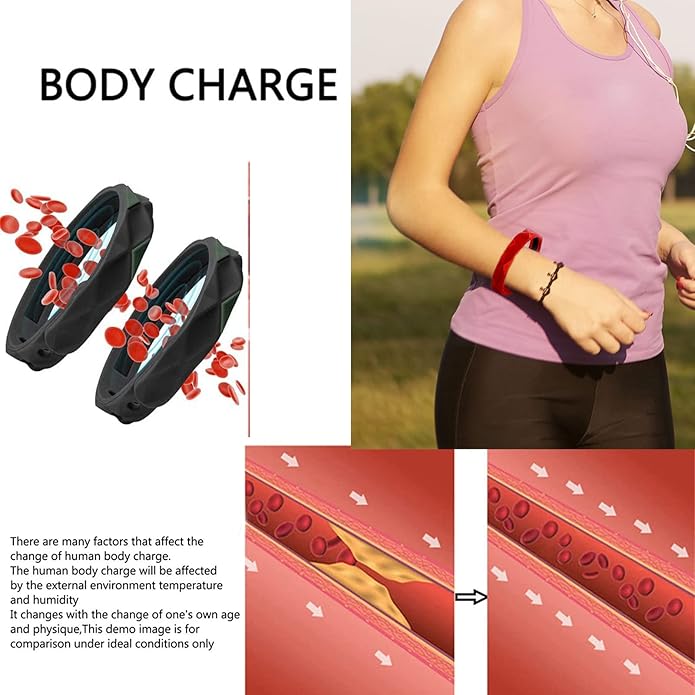 Sugar Control Silicone Bracelet for Men and Women | Adjustable Negative Ion Wristband for Blood Circulation, Anxiety Relief & Energy Balance | Lightweight Fitness Band"