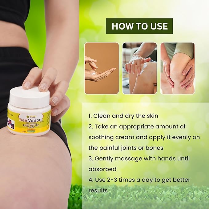 Bee Venom Ultra Strength Pain Relief Cream - Buy One Get One Free