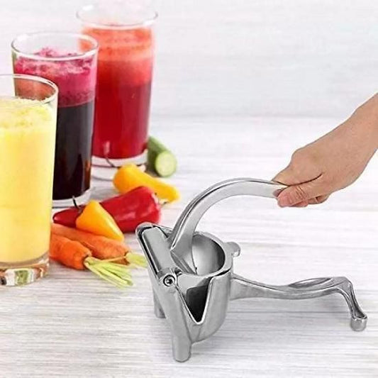 Manual Fruit Press Aluminum Squeezer – Effortless Juicing for a Healthier You