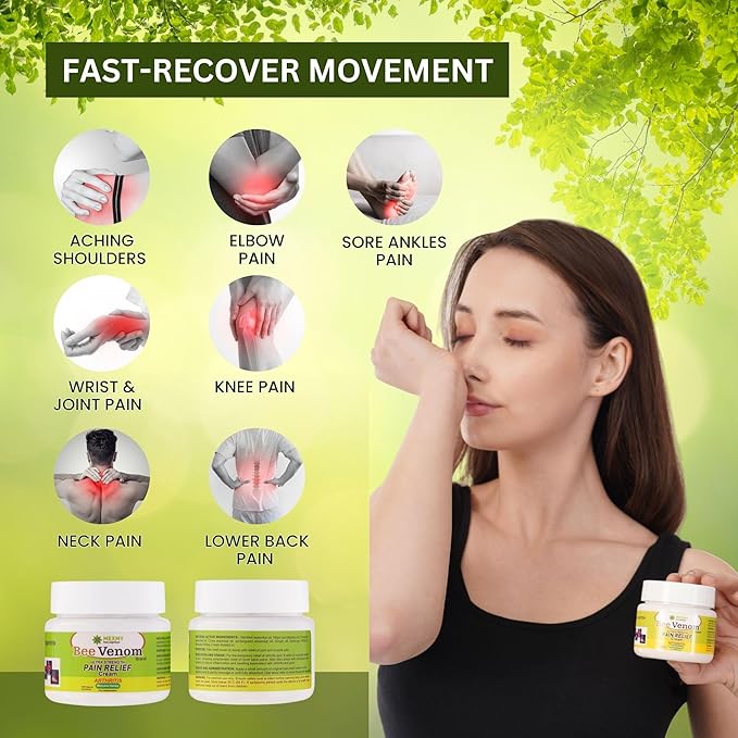 Bee Venom Ultra Strength Pain Relief Cream - Buy One Get One Free