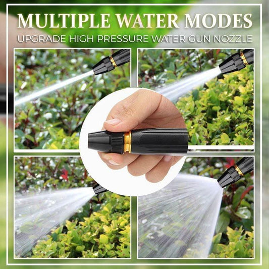 High Pressure Spray Nozzle for Powerful Cleaning- Black