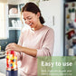 Portable | One-Touch Operation | 6-Blade Power | Self-Cleaning | Rechargeable