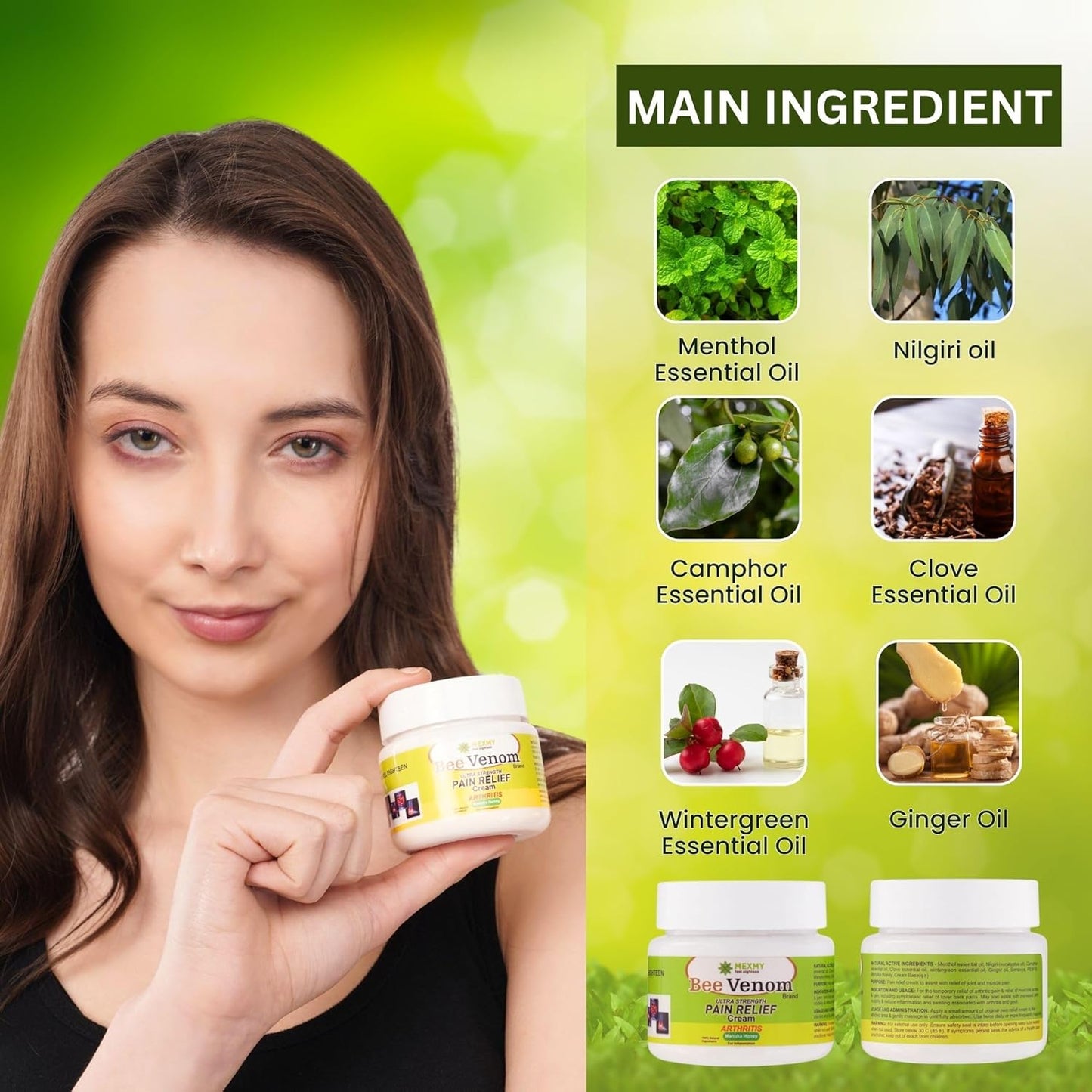 Bee Venom Ultra Strength Pain Relief Cream - Buy One Get One Free