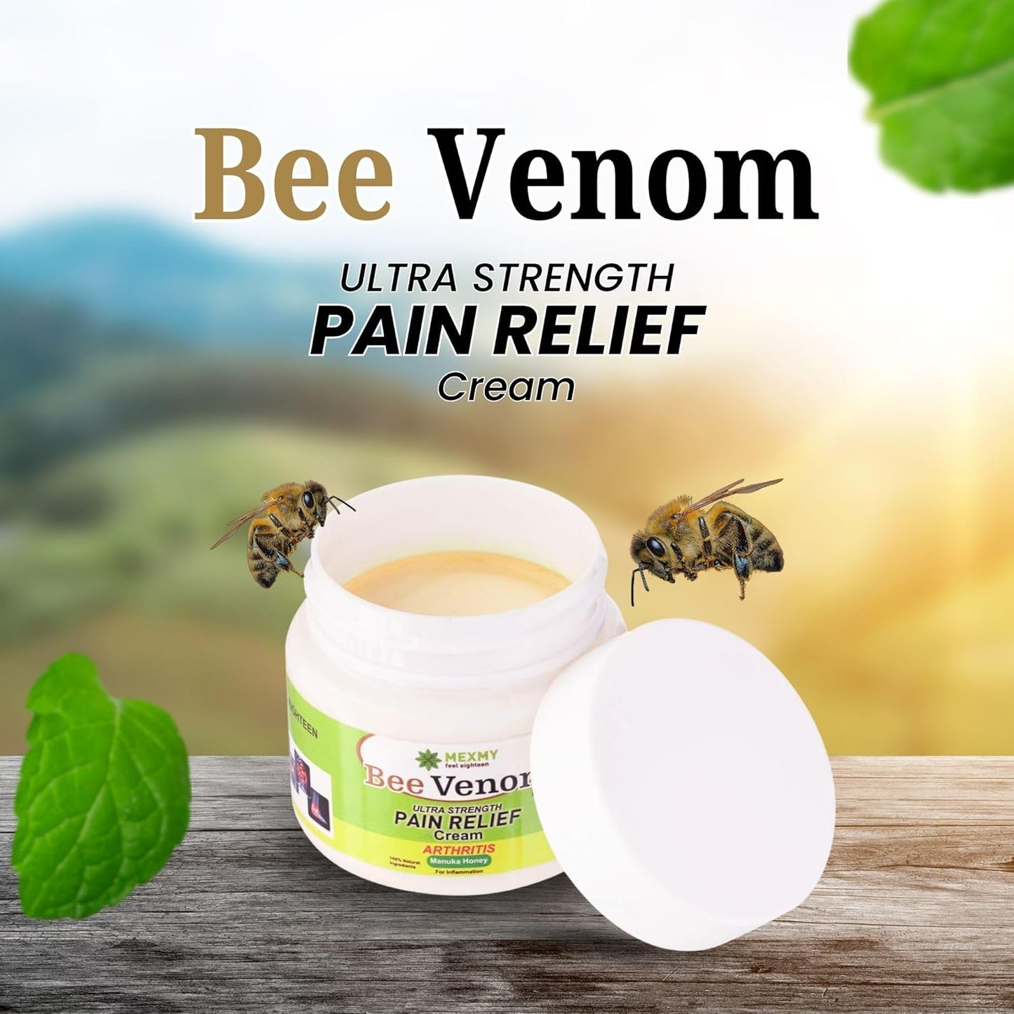Bee Venom Ultra Strength Pain Relief Cream - Buy One Get One Free