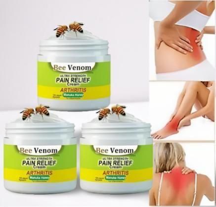 Bee Venom Joint and Bone Therapy Cream Pack of 3 -Strengthen Joints | Soothe Aches | Move Freely