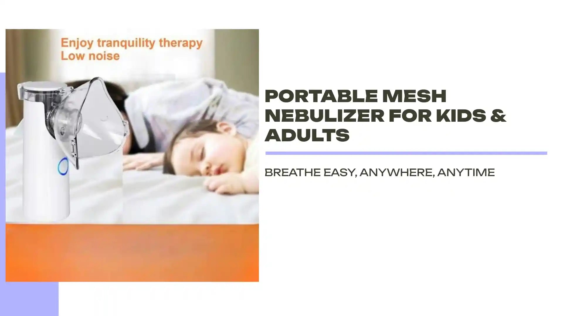 Portable Mesh Nebulizer for Kids &amp; Adults by@Outfy